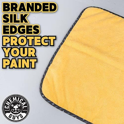 Chemical Guys, Professional Microfiber Towels, 16 x 16 in, Gold, 3 Pack - Image 5