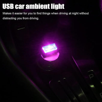 BESULEN Car Interior Atmosphere Lamp, Plug-In USB LED Light, Purple | Car Interior Atmosphere Lamp, USB LED Ambient Lighting Kit, Universal Fit SUV Sedan Truck, Night Light Decoration - Image 4