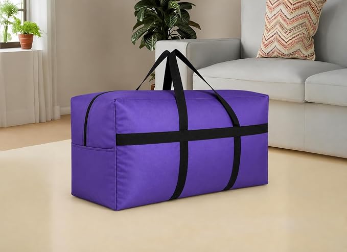 DoYiKe Extra Large Storage Duffle Bag, Duffel Bag for Travel Purple 280L - Image 8
