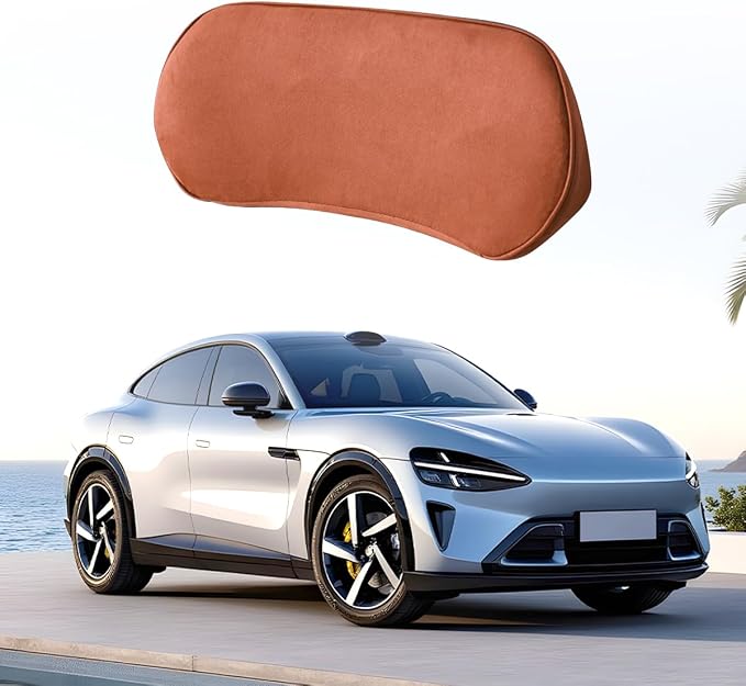Zpana Car Lumbar Support Pillow, Memory Foam Vehicle Seat Lower Back Support Cushion for Back Pain Relief & Sciatica, Comfortable Auto Driver Seat Pad, Universal for Vehicles (Orange) | Memory Foam Lumbar Support Pillow, Lower Back Pain Relief & Sciati... - Image 6