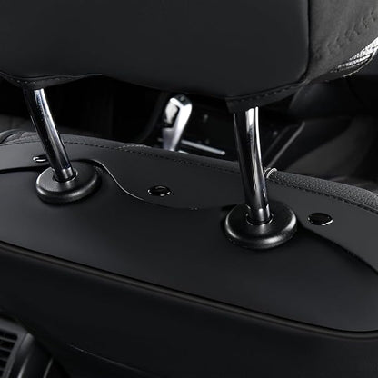 FLORICH Leather Automotive Seat Covers, Waterproof Seat Covers, Black Front Car Seat Cover, Full Coverage Car Seat Covers 2 Pack Car Seat Cushion Protector Universal Fit for Most Cars SUV Trucks - Image 8