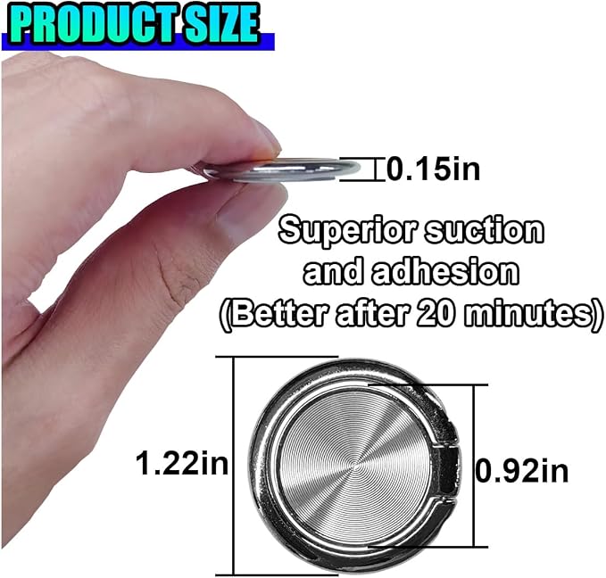 Sunglass Holder for Car Dash, Metal Auto Dashboard Eyeglass Holder Hook, Universal Vehicle Interior Hanger Accessories for Car, Home, Boat, RV, Truck, Office, Phone (Silver, 2PCS) - Image 2