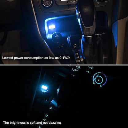BESULEN Car Interior Atmosphere Lamp, Plug-in USB LED Light, Ice Blue | Car Interior Atmosphere Lamp, USB LED Ambient Lighting Kit, Universal Fit SUV Sedan Truck, Night Light Decoration - Image 5