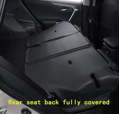 Custom Fit for RAV4 and VENZA Seat Covers Fit for Toyota RAV4 2019 2020 2021 2022 2023 2024 2025 Prime and XSE Hybrid with Waterproof Faux Leather (Black, LU02-Prime-XSE Hybrid) - Image 4