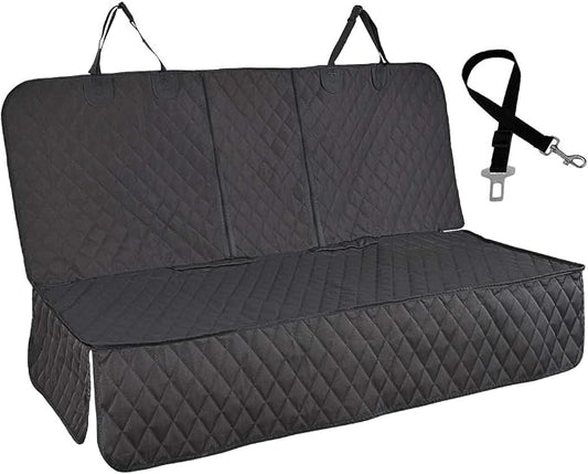 Honest Dog Car Seat Covers, Dog seat Cover with Side Flap for Cars, Trucks, and Suv's - Waterproof & Nonslip Pet Seat Cover for Backseat by HONESTOUTFITTERS