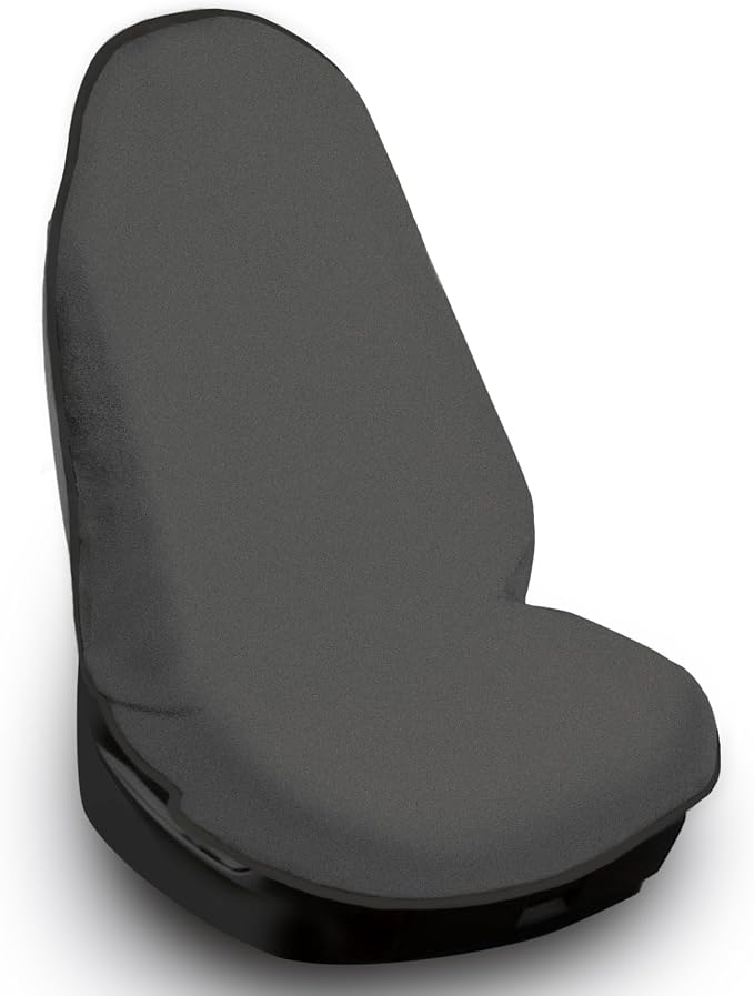BELINOUS Waterproof Towel Car Seat Cover After Gym, Universal Front Seats Car Seat Towel Fit for Post Workout & Swim, Non-Slip Sweat Towel Seat Covers for Car, SUV & Truck (Gray, 1 Pack) by BELINOUS