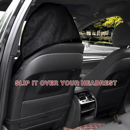 2PCS Car Towel Seat Cover, Waterproof Non-Slip Front Seat Protector for Post Gym Workout Beach Hiking, Sweatproof Washable Bucket Seat Protective Cover for Car SUV Truck Sedan (Blue) - Image 5