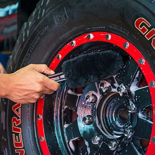 Chemical Guys, Gerbil Wheel & Rim Brush, Soft Natural Bristles, for Tires - Image 6