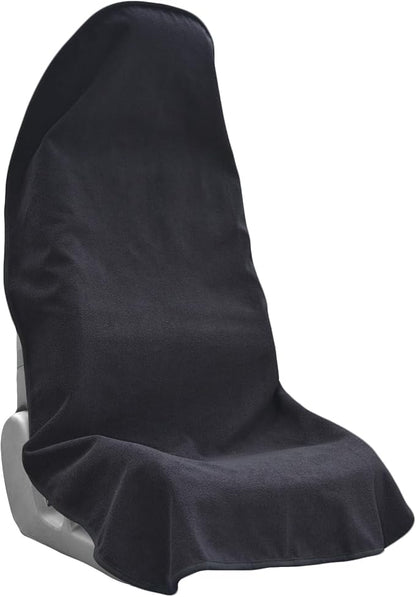Car Seat Covers Universal Car Protective Front Seat Covers Washable Non-Slip Seat Protectors for Gym Workouts,Waterproof and Sweatproof Towel Seat Covers for Cars,Trucks, Jeeps (Black) by Unknown