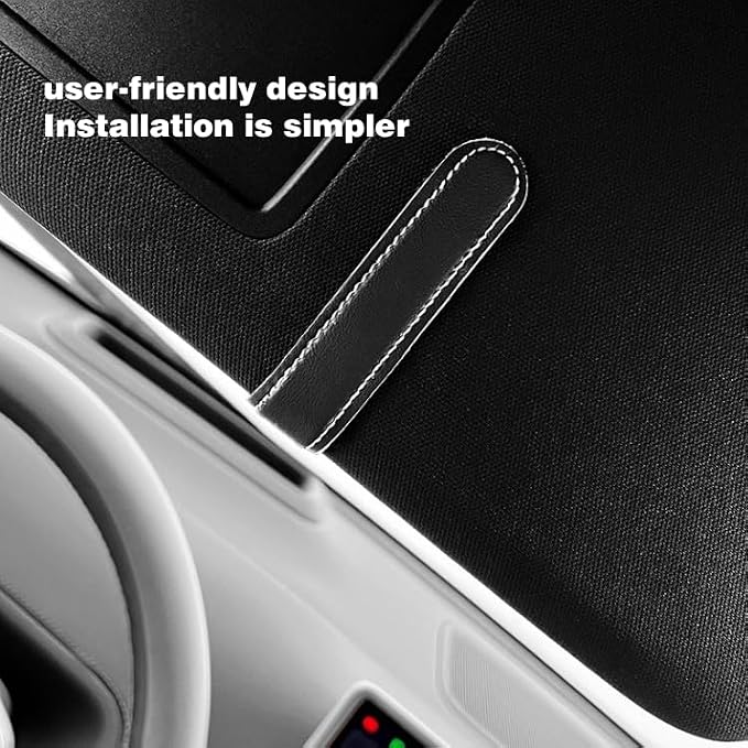 car Sunglass Holder Compatible with range rover alloy Leather Sun Glasses Eyeglass Hanger with car logo car accessories interior - Image 4