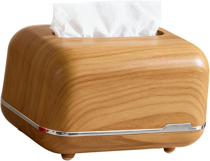 Decorative Tissue Box Holder, Rectangle Tissue Box Cover | Rectangular Kleenex Box Covers For Countertop, Coffee Table, Office, Car Rectangular Tissue Dispenser by Hapivida