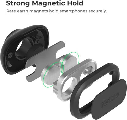 iOttie iTap 2 Magnetic CD Slot Car Mount Holder, Cradle for Samsung Galaxy S22, Google Pixel 7, Motorola Moto G, OnePlus 10, Sony Xperia & Other Android Smartphones, Black - Image 4