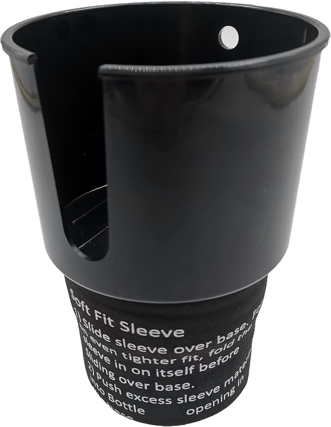 Car Cup Holder Expander for 32 oz and 40 oz Bottle with Cup Sleeve,Automotive Large Water Bottle Cup Holders Insert,All Purpose Big Drink Cupholder Coffee Mug Adapter - Image 5