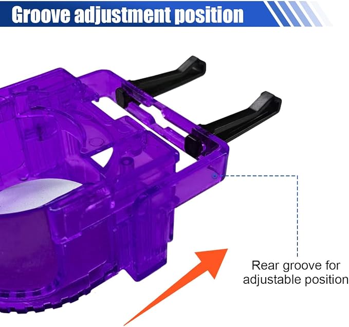 YoRise Car Air Vent Cup Holder, Multifunctional Auto Drink Holder Expander with Mounting Clips, Universal Vehicle Bottle Organizer for Most Cars with Horizontal Blade Vents (Purple) - Image 5