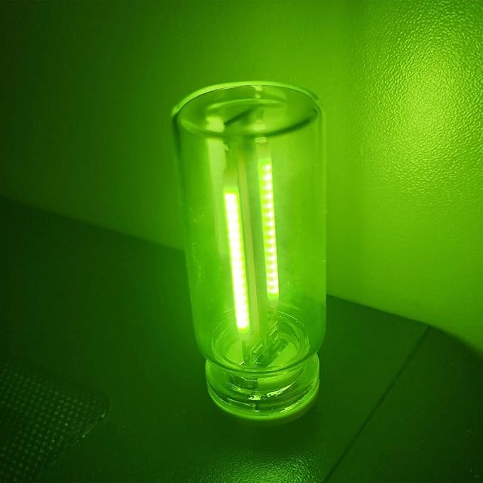USB LED Interior Atmosphere Light, Plug-in USB Ambient Retro Lighting, Mini LED Car Interface Charging Night Light for Bedroom, Hallway (Green) by KITUREK
