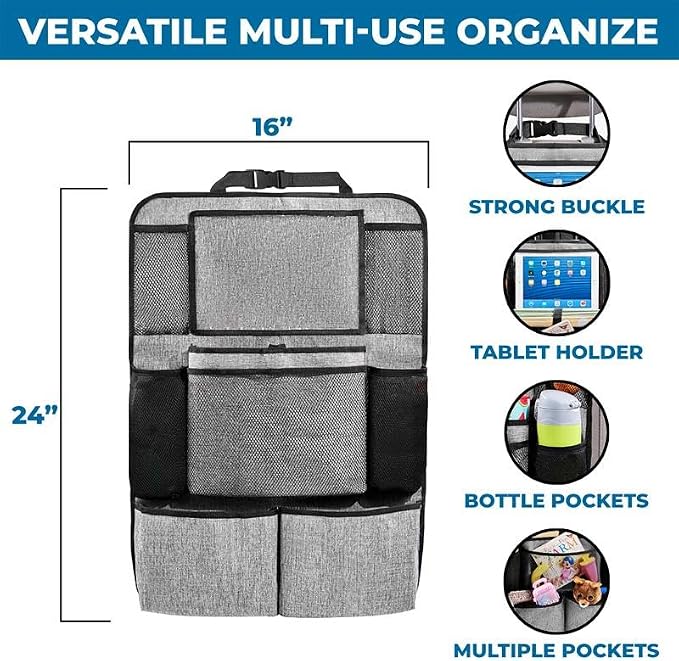 EcoNour Car Kick Mats Back Seat Protector - Image 2