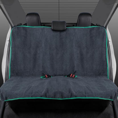 BDK UltraFit Towel Cloth Seat Covers for Cars Rear Bench Car Seat Cover Towel - Universal Fit Washable & Waterproof Seats Protectors for After Gym Workout, Hiking, Running, Beach Sports, and More by BDK