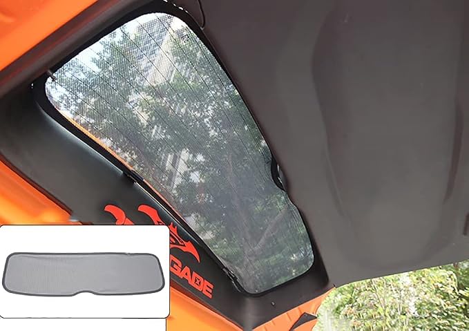 Bwen Car Window Shades Fit for Jeep Renegade 2016 2017 2018 2019 | Foldable Side Window Sun Shade for Renegade, Custom Fit Car Side Window Sunshade for Blocks Uv Rays Glare, Magnetic, 7pcs - Image 3