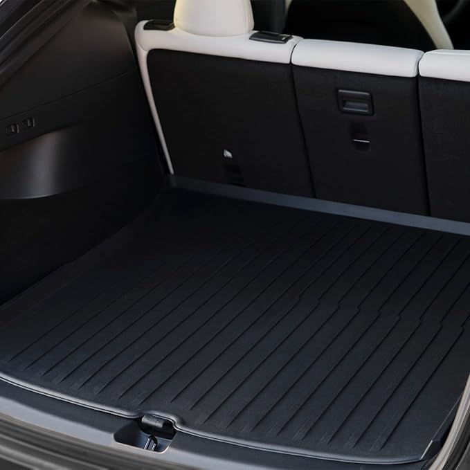 6Pcs Floor Mats for Tesla Model Y 2021/2022/2023/2024 Accessories, TPE All Weather Anti-Slip Waterproof 3D Front Frunk Rear Trunk Cargo Liner Tray Mats - Image 5