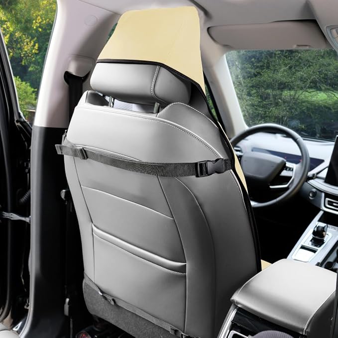 Neoprene Waterproof Car Seat Cover, Pale Yellow 2pcs, Non-Slip | Car Seat Protector, Sweat-proof, Universal Fit SUV & Truck, Machine Washable, For Gym, Yoga, Pets, Workout, Beach, Swimming - Image 7