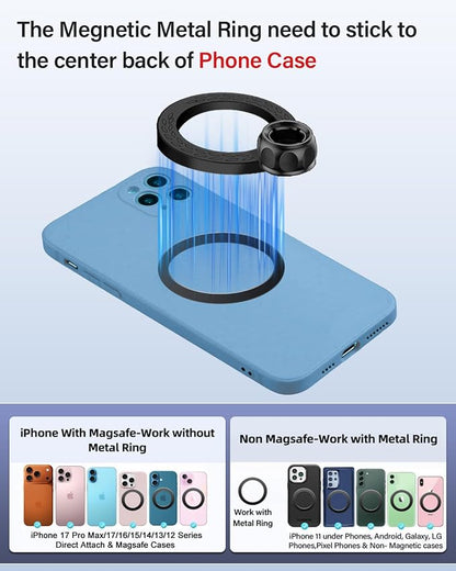 PZK Car Phone Mount for Toyota Camry 2007-2011 Accessories Custom Air Vent | Magnetic Car Phone Holder with Magsafe Hands Free 360° Rotation Phone Cradles Strong Magnet for4.0-7.0'' iPhone Samsung - Image 6