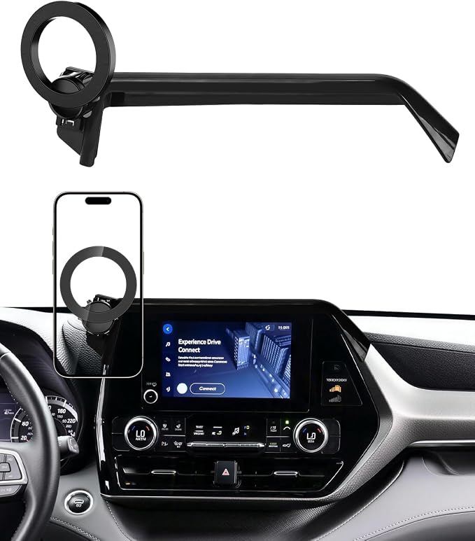 Car Phone Mount for 2020-2026 Toyota Highlander 8-inch Screen Accessories | L/LE/XSE/ Hybrid XLE Magnetic Cell Phone Holder with Magsafe 360° Rotation Hands-Free Not Affect Vent (Not fit 12.3-inch) by SpecificCarPhoneHolder