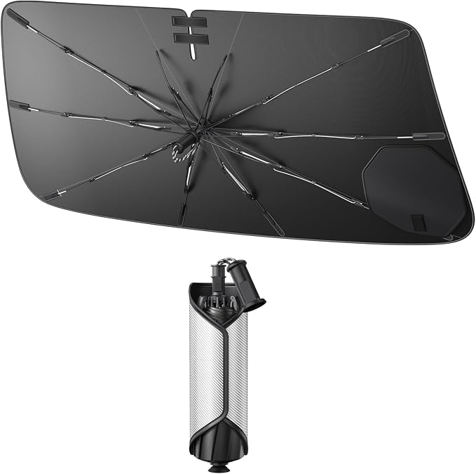 SXCY for 2024 2025 2026 Chevy Traverse Windshield Umbrella Sunshade | [Easier Foldable] for 24-26 Chevy Traverse Accessories 2025 2026 Tr averse Sunshade Umbrella Windshield Umbrella Shade - Image 8