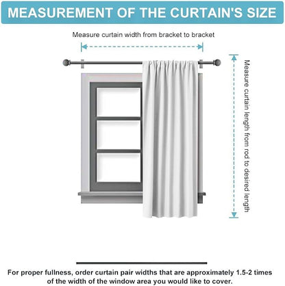 RYB HOME 54 inch Blackout Curtains for Living Room Bedroom, Rod Pocket | Thermal Insulated, Room Darkening, Temperature Balance, Shades for Studio Dorm Rental Room, W42 x L54, Mocha, 2 Panels - Image 8