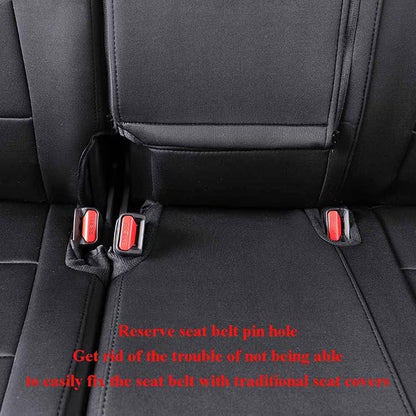EKR Car Seat Covers for Honda HRV 2019-2022,Neoprene Full Set | Custom Fit for Honda HRV Sport/EX/EXL/Touring 2019-2022 Full Wrap,Waterproof Pet-resistant,Neoprene(Black) - Image 4