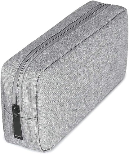 Universal Electronics/Accessories Soft Carrying Case Bag, Durable & Light-weight,Suitable for Out-going, Business, Travel and Cosmetics Kit (Small+Big-Gray) - Image 7
