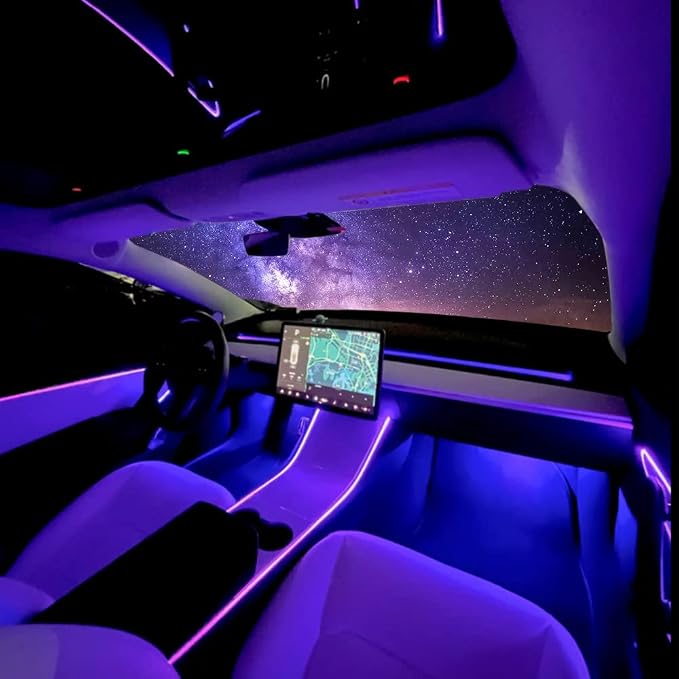 Interior Car Lights, 9 in 1 RGB Ambient Lighting Kit APP/Remote Control | 16 Million Colors and 29 Preset Modes, Inside Car Lighting Accessories, 12V - Image 7
