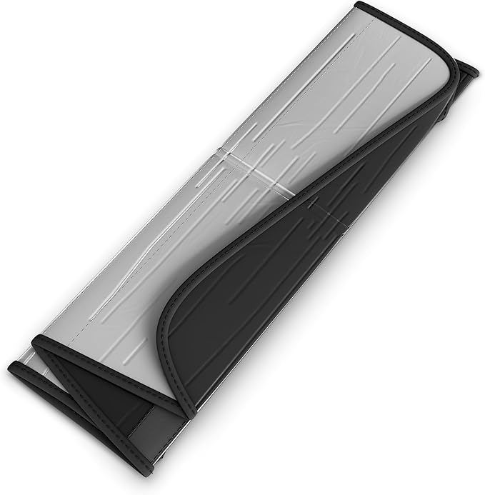 Autotech Park Foldable Sunshade Compatible with 2007-2021 Toyota Tundra, Sunshade with Metal Reinforced Structure, Maintain Cool Interior and Save Space - Image 3