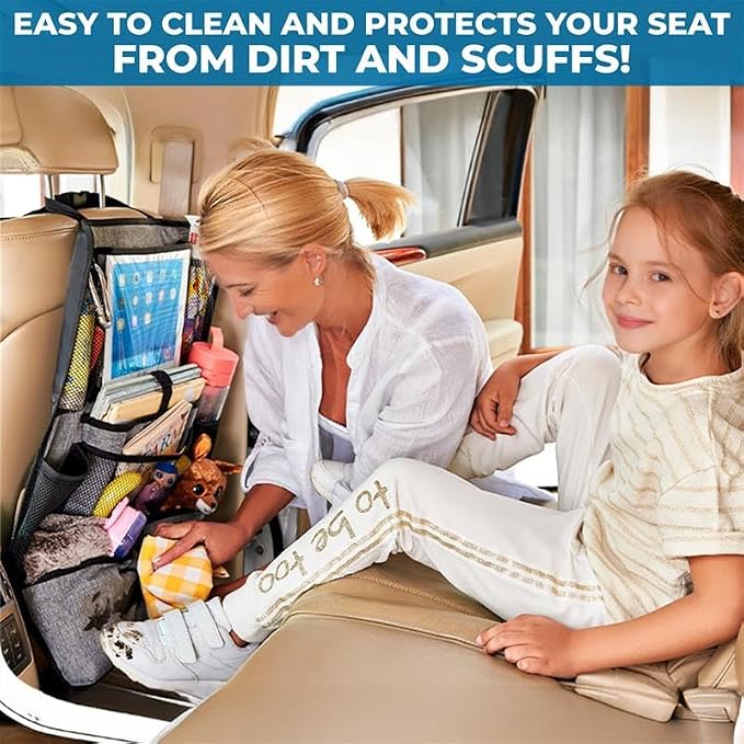 EcoNour Car Kick Mats Back Seat Protector - Image 3