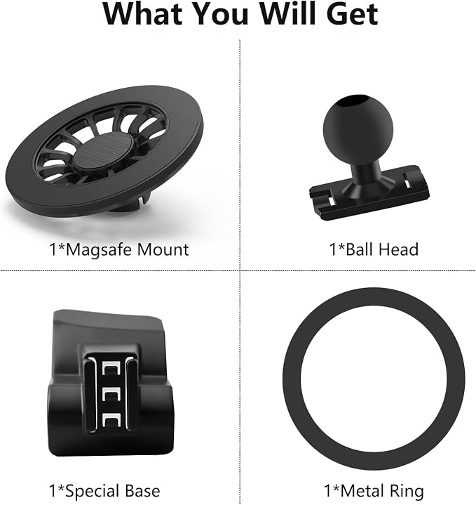 Tacoma Phone Mount for Magsafe, Exclusive Fit for Toyota Tacoma 2016-2023, for iPhone 17/16/15/14/13/12/Mini Series, Air Vent Toyota Tacoma Accessories - Image 4