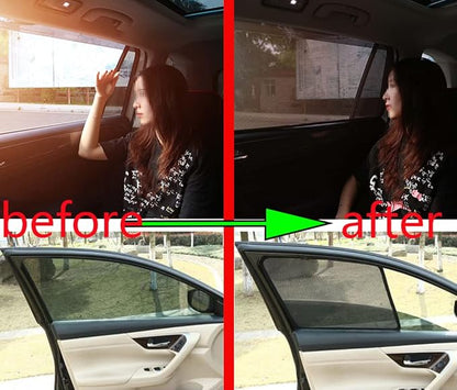 Car Window Sun Shade for GX 460 2010-2022 Magnetic Curtain,5PCS Set | UV Protection Cover for Baby Mesh Curtain for Rear Side Windows and Rear Windshield Auto Accessories - Image 7
