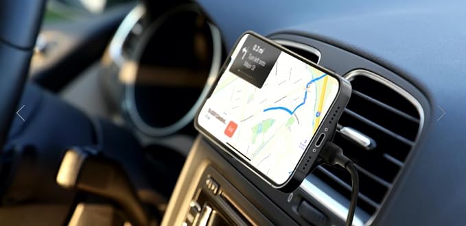 Belkin 10W Magnetic Wireless Car Charger, Vent Phone Mount | iPhone 17/16/15/14 compatible, Pixel 10, power adapter included, hands-free driving, air vent mount - Image 6