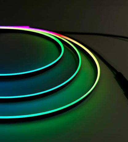 KENANEK 55.12Inch 6in1 Tesla Interior Lights, 5V USB & Type-C Powered, Acrylic Interior Car LED Strip Lights, App Controlled Music Sync, OEM-Style Ambient Lighting with Dreamcolor Effects - Image 7