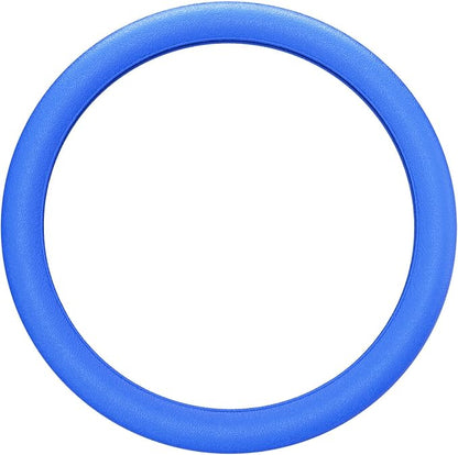 LRITER Car Steering Wheel Cover, Non-Slip Silicone Material, Blue | Multiple Color Choices, Universal Auto Parts Steering Wheel Cover, Suitable for Most Cars by LRITER