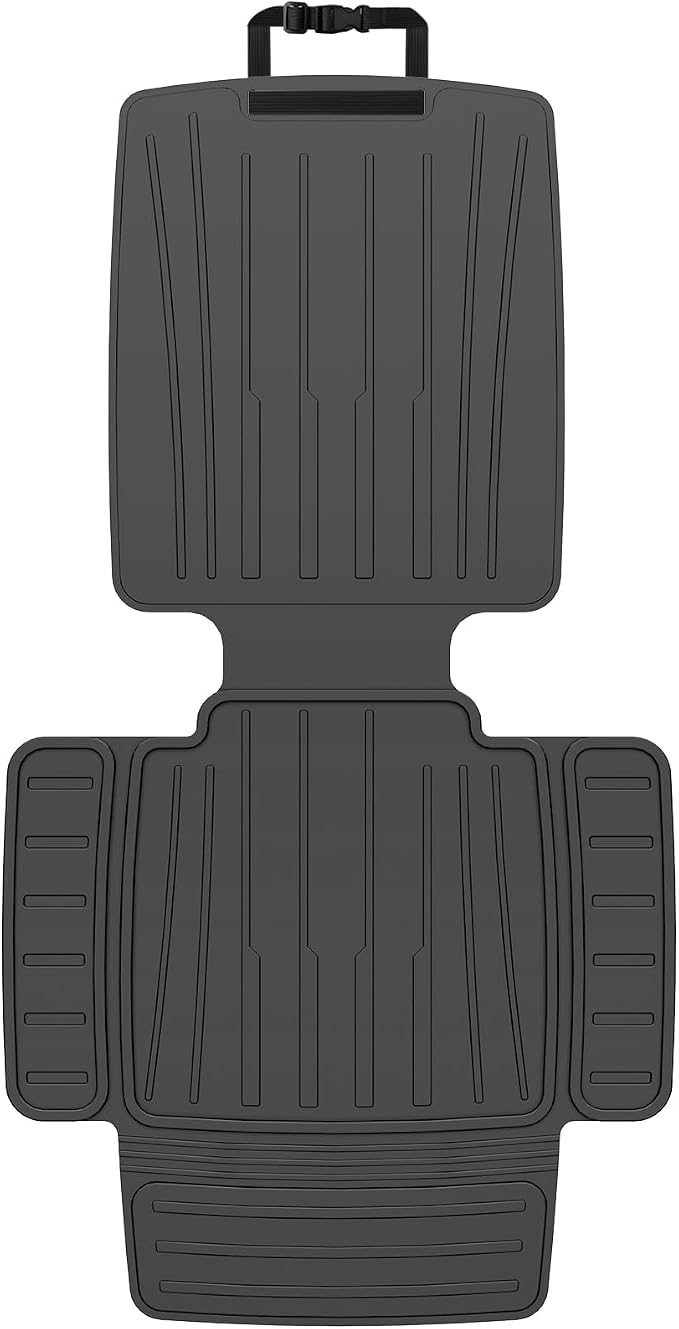 insefocc Car Seat Protector for Child Car Seat，TPE Waterproof & Anti-Slip （No Imprints）,carseat Protector car seat Cover Universal Fit for Baby & Pet Use, BPA-Free（Black -1 PC） by Sharethejoytogether