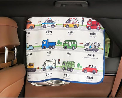 Magnetic Car Sun Shade Curtain for Side Window – Sun Blocker and UV Protector for Baby, Kids, and Pets – Universal Fit with Built-in Magnets for Steel-Framed Door (Magnet-New Cars) - Image 3