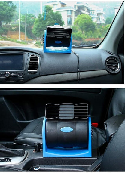 KAGOR 12V Car Dash Fan, No Leaf Quiet Cooling, Powerful RV Ventilation, Squirrel Cage, 2 Speed Electric Air Conditioner with Cigarette Lighter Plug for Auto SUV Vehicle Van - Image 6