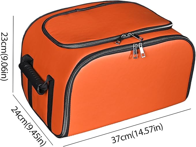 Foldable Car Insulated Storage Box, Portable Thermal Cooler Bag with Double Zipper & Sturdy Handle, Multi‑Purpose Car Seat Trunk Organizer for Drinks Snacks, Outdoor Picnic Camping Road Trips - Image 3