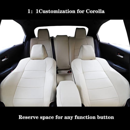 HKZ Customized Special seat Cover for Toyota Corolla (Beige, 2020-2022 Corolla XLE) - Image 5