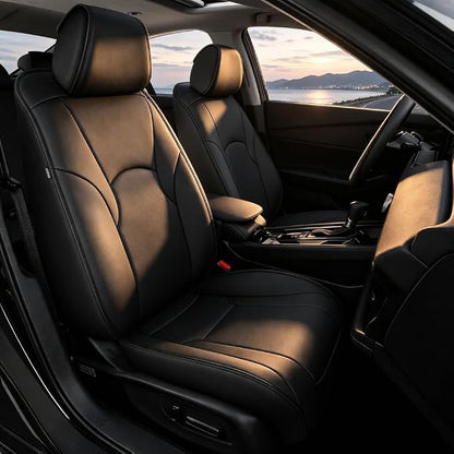 TTX LIGHTING Custom Fit Faux Leather Seat Covers for Honda Accord 2023-2025 | Original Factory Pattern Waterproof Full Set, Airbag Compatible Car Seat Protectors Complete Interior Upgrade Set by TTXLIGHTING%C2%AE