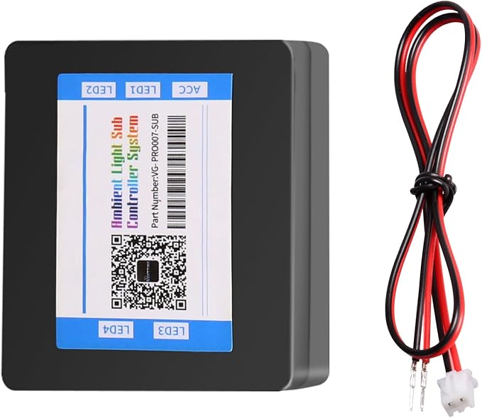 Dreamcolor Acrylic Interior Car LED Strip Light Sub-Control Module, which fit for Dreamcolor Main Controller Connects kit (not Including), Not fit dreamcolor 1 Lights by MAODANER