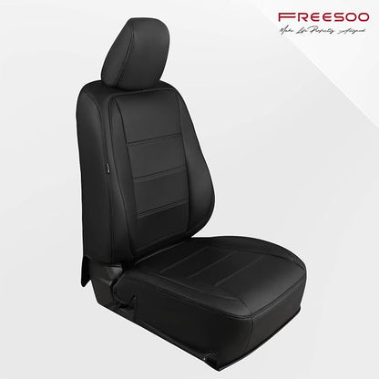 FREESOO Custom Leather Seat Covers for Toyota Corolla Hybrid LE 2023-2026 | Sedan, Full Set, Waterproof, Airbag Compatible, Scratch-resistant, Anti-slip, Protector Cushion, Durable Material, Easy-clean - Image 7