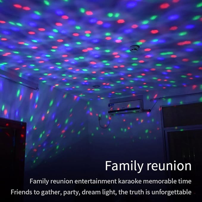 2PCS Car Interior Ambient Lights, Wireless Multicolor Car Strip Lights USB Rechargeable Multicolor RGB LED Strip Light Remote/Sound Control Car Star Ceiling Light with Music Sync - Image 6