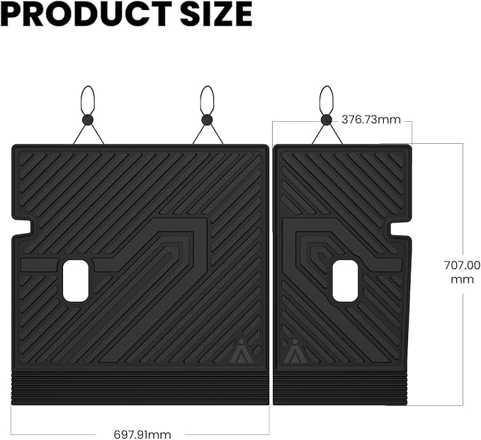 LASFIT Rear Seat Back Protector for Honda Civic 2022-2026 -Hatchback | 3D Laser Custom Fit For 22-26 Civic | Flexible Non-Curl Recyclable TPE | Anti-Slip & Easy Wash - Image 7