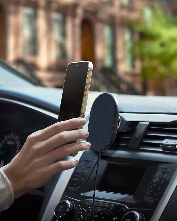 iOttie Velox Magnetic Wireless Charging Air Vent Car Phone Mount. Compatible with MagSafe iPhones including iPhone 12/13/14/15/16/17 Series (Car Charger Included) - Image 7