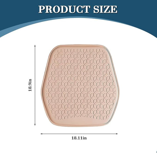 Gel Car Seat Cushion, Breathable Non-Slip Automotive Chair Mat Cover Protector for Driving, Comfortable Vehicle Interior Front Seat Chair Cushion Accessories, Universal Fit (Pink) - Image 2
